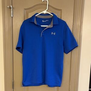 Under Armour Men's Vibrant Blue Polo